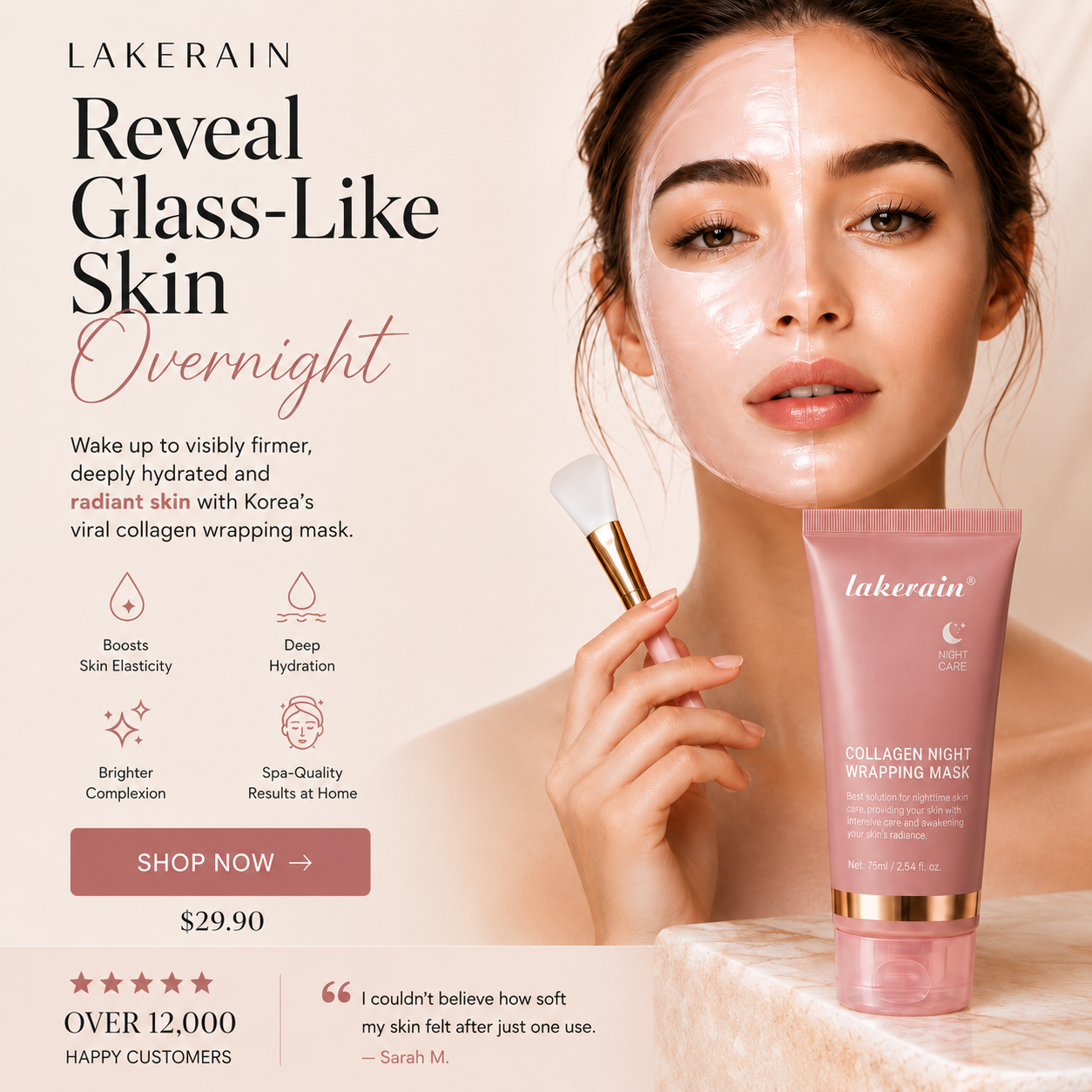 Korean Collagen Sleep Mask